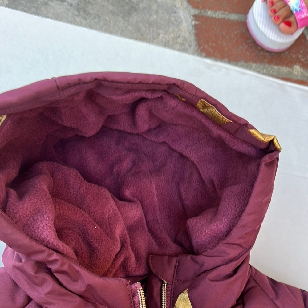New Kids Burgundy Star Jacket SZ L(14) - Picture 5 of 10